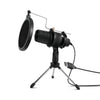 HyperGear Vlogging Microphone Pro Audio Condenser Sound Advantage Noise Reduction Dual Layer Pop Filter Adjustable Tripod USB-A PC/Mac/Linux - Black - product image 2 of 5