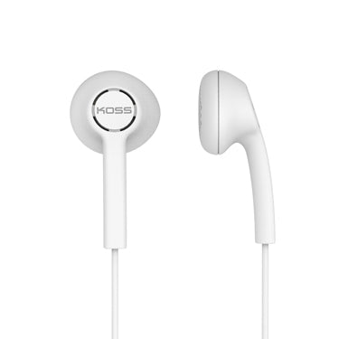 Koss Koss Earbud KE5 On Ear Lightweight White 3.5mm (UPC: 021299176801)
