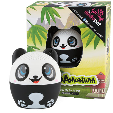 My Audio Solutions My Audio Pet Speaker Bluetooth Panda - PANDAmonium TWS & Lanyard Included 3 Watts Built in Mic Selfie