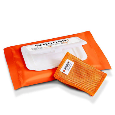 Whoosh! Screen Shine Wipes 20 20 Wipes + Cloth Non-Toxic Alcohol & Ammonia Free Formula