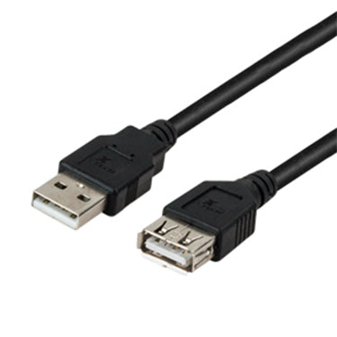 Xtech Xtech Extension Cable USB-A Male to USB-A Female 10ft - Black (UPC: 7983021671310)