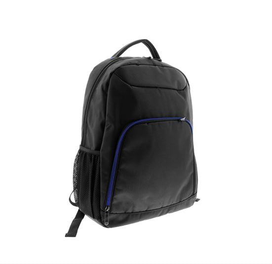 Xtech Xtech Backpack 15.6in Lightweight Front Accessory Pocket with Interior Organizer - Black with Blue Accent (SKU: 50104)
