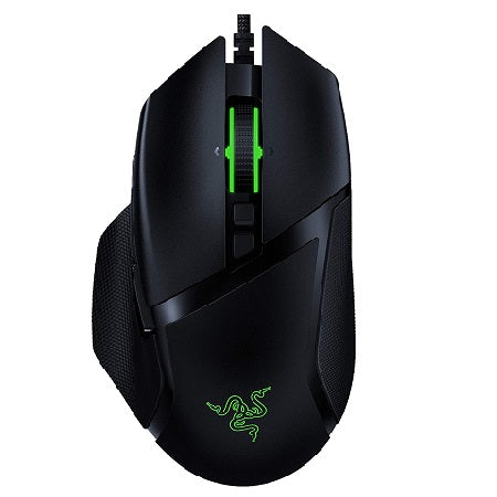 Razer Gaming Mouse Wired Basilisk V3 Ergonomic Hypershift 11 Buttons Focus+ Optical Sensor Chroma RGB Black