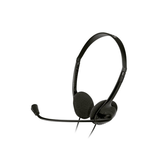 Klipxtreme Klipxtreme Headset Stereo with Boom Mic 3.5mm Omnidirectional Inline Volume Control - Black (SKU: 50584)
