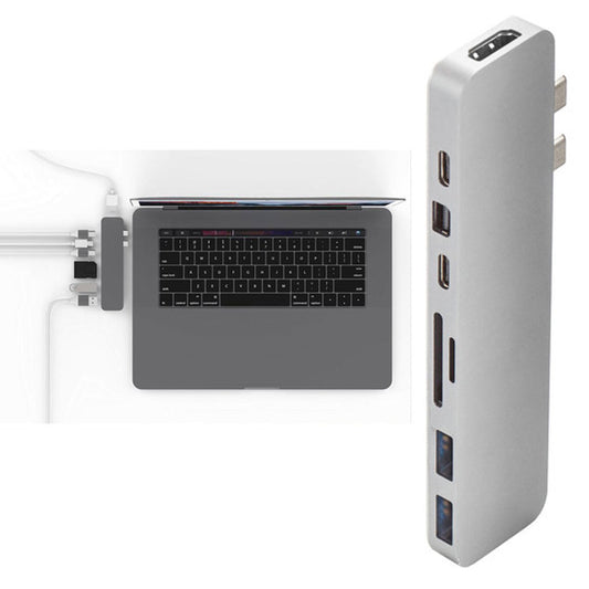 Hyper Hyper Docking Station USB-C MacBook Pro/Air 2020 HyperDrive PRO 8-in-2 High Speed - Silver