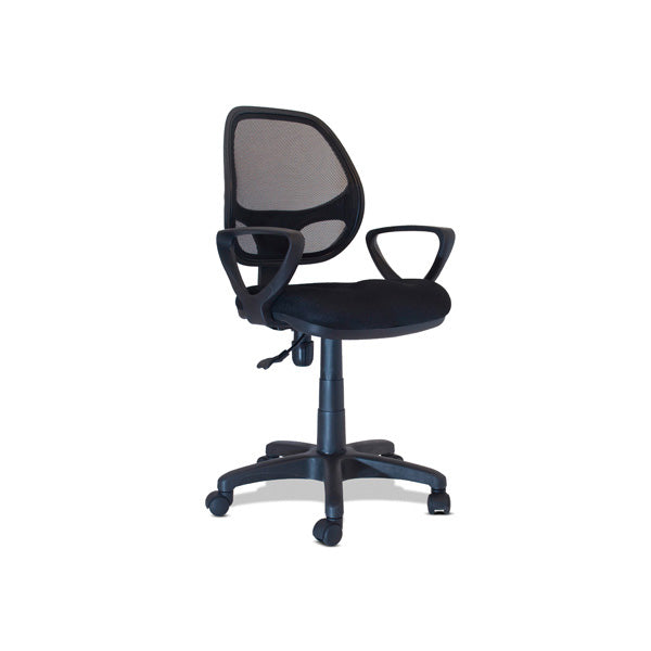 Xtech Xtech Office Chair Marsella Manager Mesh Back - Armrests - Tilt 17°, Adjustable Height - Wheels - Black (SKU: 51444)