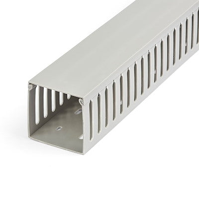 StarTech Network Open Slot Cable Management Raceway with Cover 6.5ft Wire Duct -