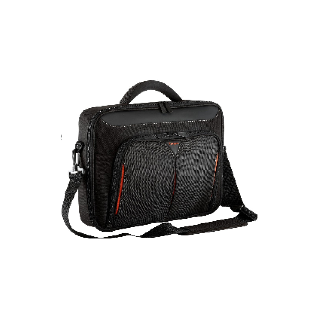 Targus Targus Laptop Bag 17-18in Clamshell Case with Shoulder Strap - Black with Red Trim (UPC: 092636354534) – Image 2