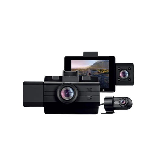 myGEKOgear myGEKOgear Dashcam - Scout Pro 2K HD 3 Channel IBD II Power Cable Wifi Support G-Sensor 32GB MicroSD Included (sup