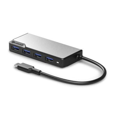 Alogic Hub 5-in-1 USB-C 2x USB-A 3.1 HDMI 4K Ultra HD 60Hz RJ45 Gigabit USB-C 100W Power Pass Through Fusion Alpha V2 - Space Grey