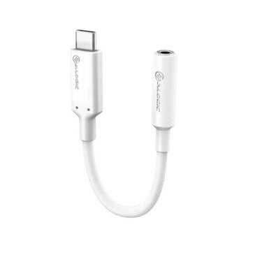 Alogic Alogic Adapter Audio USB-C Male to 3.5mm Female 4in Elements Pro - White (UPC: 9350784019387) – Image 2