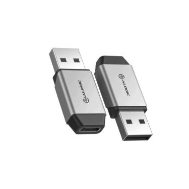 Alogic Alogic Adapter Mini USB-A Male to USB-C Female Ultra - Space Grey (UPC: 93507840254010)