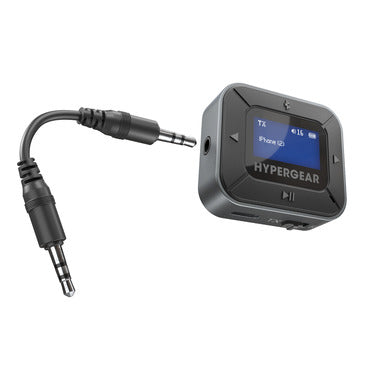 HyperGear HyperGear Wireless Audio Adapter Intellicast Flight Connect in Airplane & Use Any Bluetooth Headphones Connect 2