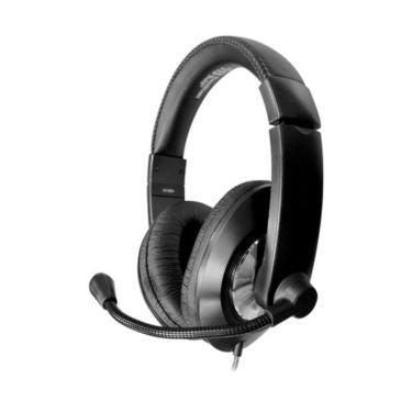 HamiltonBuhl HamiltonBuhl Headset Stereo On Ear with Gooseneck Boom Mic Smart Trek In-line Volume Flexible & Adjustable
