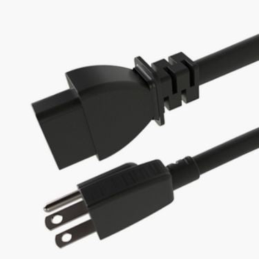 Xtech Xtech Laptop Power Cord NEMA 3 Prong to 3 Slot Female 110-250V 6ft - Black (UPC: 798303111119)