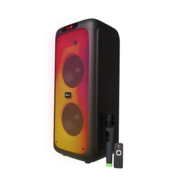 Klipxtreme Klipxtreme Speaker Bluetooth Party BoomFire Pro 3000W 2x 8in Subwoofers & 1.5in Tweeter Flame LED Lights with