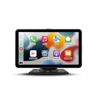 myGEKOgear Dashcam - Orbit C110 Dual Front (1080p) Rear (1080p) & Back up Camera 7in Touch Screen with Apple CarPlay / Android Auto 64GB MicroSD Included - Black