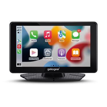 myGEKOgear Dashcam - Orbit C100 7in Touch Screen with Apple CarPlay / Android Auto 64GB MicroSD Included - Black