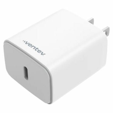 Ventev Ventev Wall Charger 1 Port 20W USB-C Ultrafast Power Delivery - Box - White (SKU: 53485)