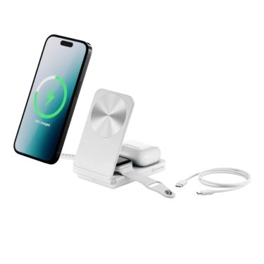 Alogic Alogic Qi Charging Yoga 3-in-1 Fast Charging 15W USB-C Phone / Air Pods (5W) / Apple Watch Charger (1.5W) MagSafe