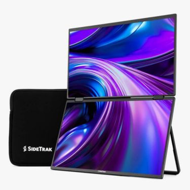 SideTrak SideTrak Laptop Monitor 15.6in Solo Book Stacked Dual Portable Monitor Hinge Design Auto Rotate 360 Degrees with