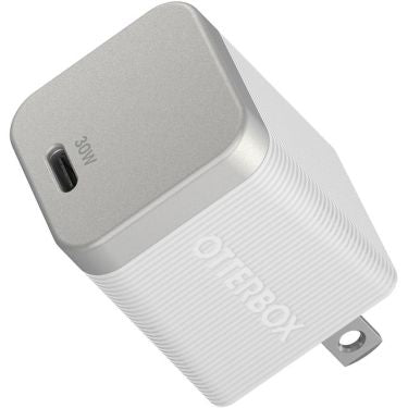Otterbox OtterBox Wall Charger 1 Port 30W GaN USB-C Fast Charge Premium Pro Rugged - White (SKU: 53756)
