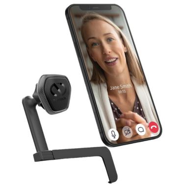 Naztech Naztech Laptop Mount for Phones & Tablets MagBuddy Elite Includes 2 Metal Plates 360 Degree Swivel - Black (SKU: