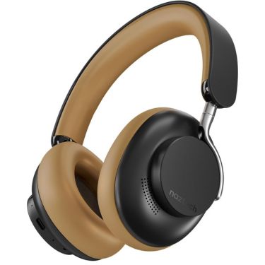 Naztech Naztech Bluetooth Headphones VINTAGE ANC Aura 360 Over the Ear Extra Deep Memory Foam Deep Rich Bass Dual Mics 3.5mm