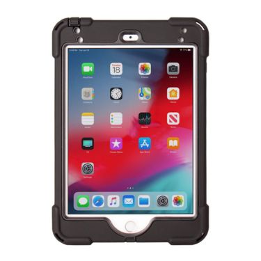 Joy Factory iPad Mini 5th / 4th Gen aXtion Bold P Water Resistant Rugged Shockproof Case Rotating Handstrap & Kickstand - Black
