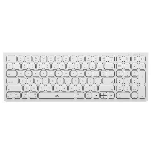 Alogic Alogic Keyboard Bluetooth Echelon USB-C Rechargeable Compact Mac - White
