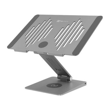 Klipxtreme Klipxtreme Laptop Stand (Up to 15.6in) Docking Station 9-in-1 with Wireless Fast Charging Pad USB-C 100W PD 4k