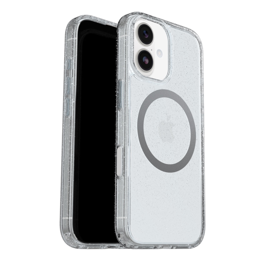OtterBox iPhone 17 Symmetry Clear with MagSafe + Camera Control Case - Stardust 3.0