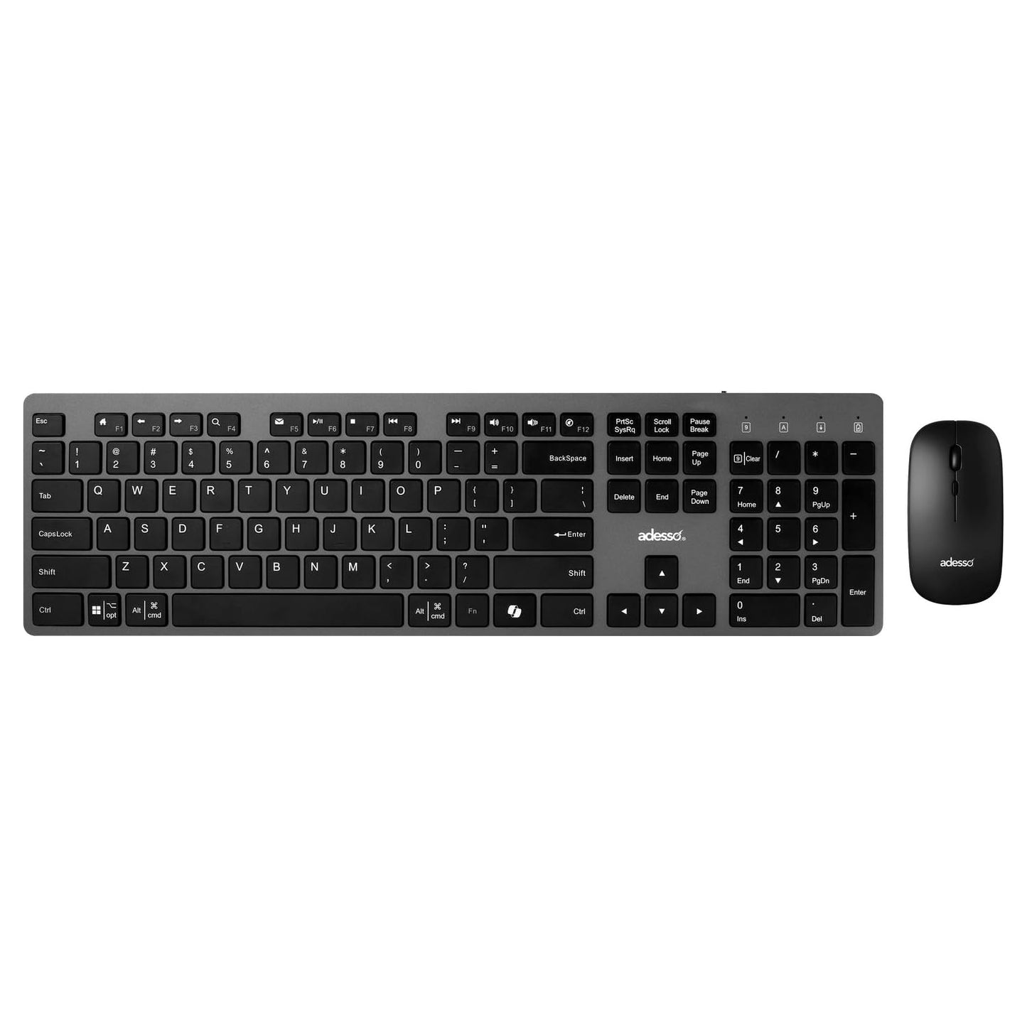 Adesso Adesso Multi OS Wireless Scissor Switch desktop Copilot keyboard and mouse Combo (SKU: 54432)