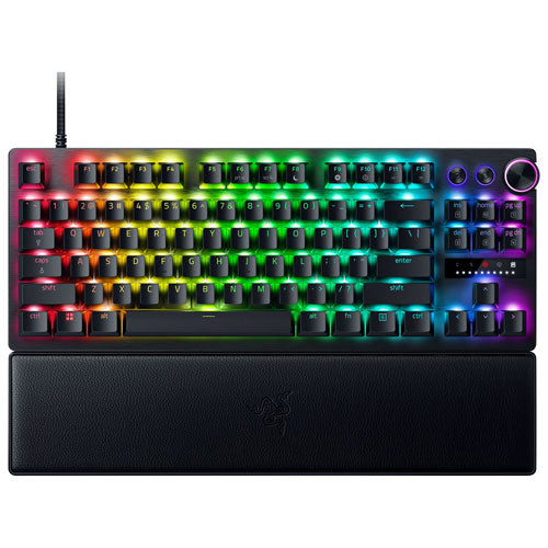 Razer Razer Gaming Keyboard Wired Huntsman V3 Pro TKL Analog Optical Linear Switches Snap Tap Rapid Trigger Adjustable