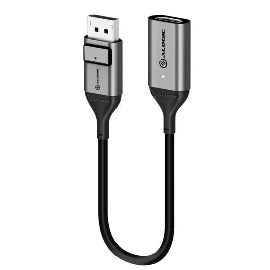 Alogic Adapter DisplayPort Male to HDMI Female 4K Ultra HD 60Hz 8in - Space Grey - product image 2 of 4