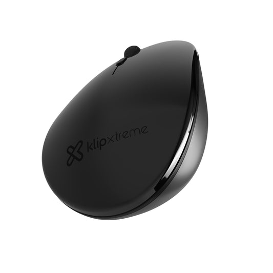 Klipxtreme Klipxtreme Mouse Bluetooth v5.1 4 Button with Scroll Ambidextrous 2400dpi Ergonomic PC/Mac/Android - Black
