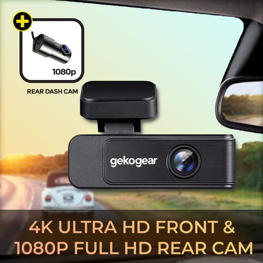 myGEKOgear Dashcam - Orbit 410 Dual Front (4k) & Rear (1080p) 32GB MicroSD Included (Support up to 256GB) - Black - product image 3 of 5