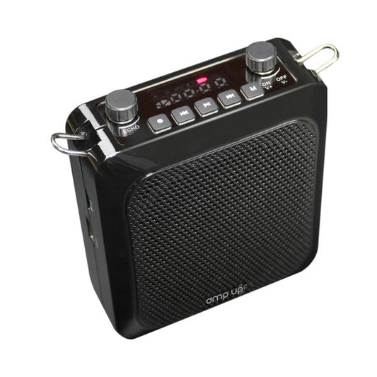 HamiltonBuhl Voice Amplifier Speaker Mini 10W with Wireless Microphone Includes Carry Strap & Waistband Hook - Black - product image 2 of 5