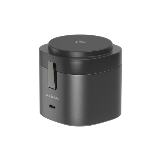 Alogic Alogic Qi2 Charging Stand 4-in-1 PowerPod Phone (15W) & Watch (3W) AirPods (5W) + USB-C (30W) with 3ft USB-C to USB-C