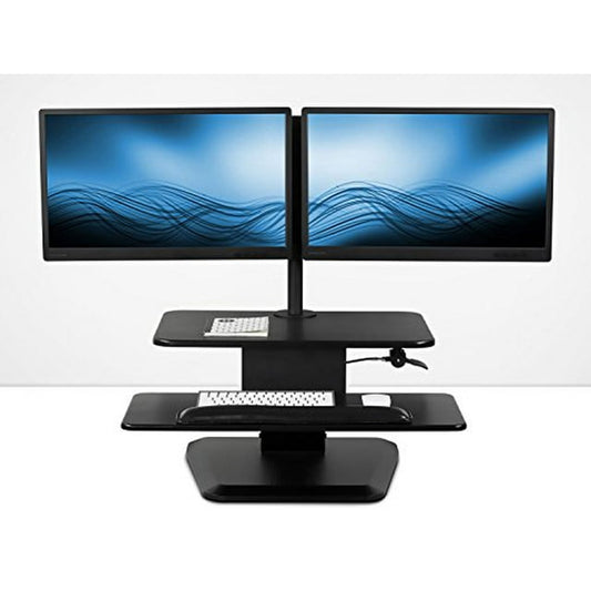 Mount-It! - MI-7913 Sit-Stand Workstation with Single Monitor Mount holds up to 33 lbs