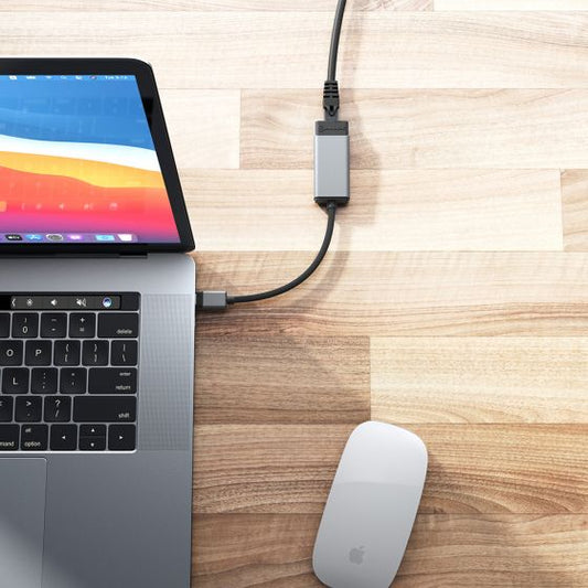 Alogic Adapter USB-C Male to RJ45 Gigabit Ethernet Female - Space Grey - product image 2 of 3