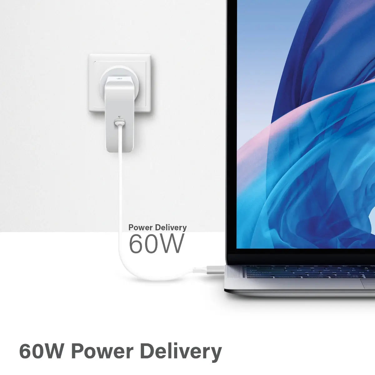 Alogic Alogic Wall Charger 1 Port USB-C 60W Power Delivery - Travel Edition (UPC: 93507840158390) – Image 5