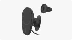 Scosche 4000mAh Powerbank 1 Port MagicMOUNT with 2 MagicPLATES large and small - Micro USB Built in Cable - Black - product image 2 of 5