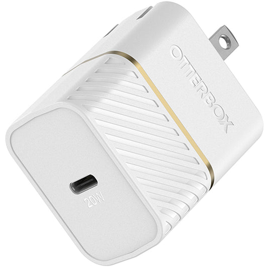 Otterbox OtterBox Wall Charger 1 Port 20W USB-C Fast Charge Rugged - White (SKU: 53755) – Image 2