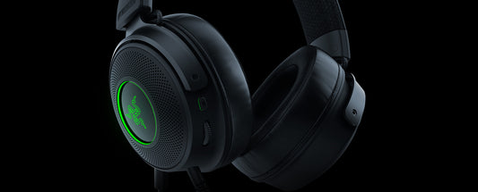 Razer Gaming Headset Wired Kraken V3 USB with Boom Mic Chroma RGB THX Spatial Audio Passive Noise Cancelling - Black - product image 2 of 5
