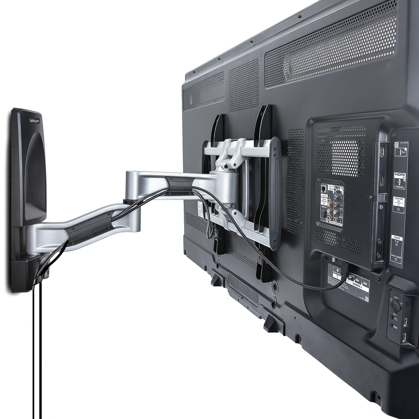 StarTech StarTech Mount Universal Adjustable TV & Wall Mount Bracket - Adjustable Cradle Devices Up to 11 lb - Black (UPC: