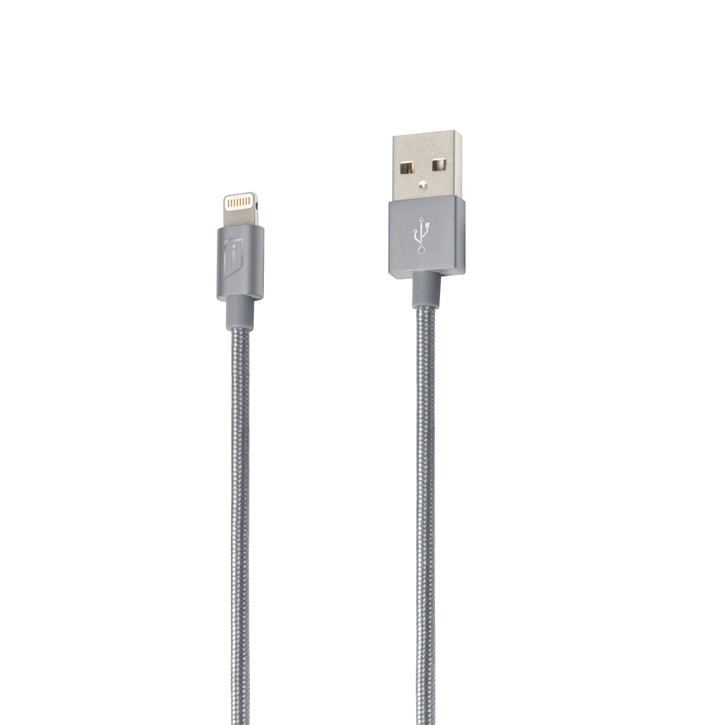 iStore iStore Charge & Sync Lightning to USB-A 4ft MFI Braided Cable - Space Grey