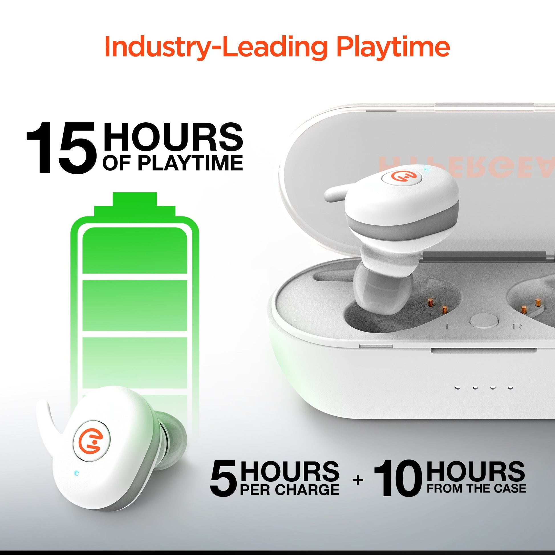 HyperGear HyperGear Headphones Bluetooth Bunny Tracks Built in Mic Soft Memory Foam Ear Cushions Foldable Design 10hr Play