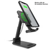 HyperGear Qi Wireless Charging Stand 10W Fast Charge Includes Charging Cable and Wall Charger - Black - product image 1 of 5