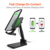 HyperGear Qi Wireless Charging Stand 10W Fast Charge Includes Charging Cable and Wall Charger - Black - product image 3 of 5